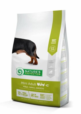 Сухий корм Nature‘s Protection Mini Adult Small Breeds для дорослих собак малих порід 7.5 кг NPS45732 фото