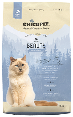 Сухий корм Chicopee CNL Adult Cat Beauty Salmon для дорослих кішок, що сприяє поліпшенню травлення 1.5 кг 017954 фото
