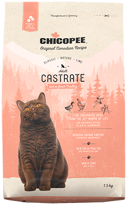 Сухий корм Chicopee CNL Adult Castrate для стерилізованих котів з чутливим травленням 1.5 кг 020640 фото