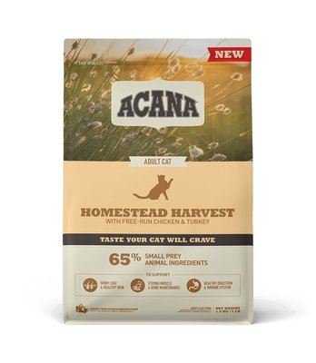 Сухий корм Acana Homestead Harvest для дорослих котів з м'ясом курки 1.8кг a71436 фото