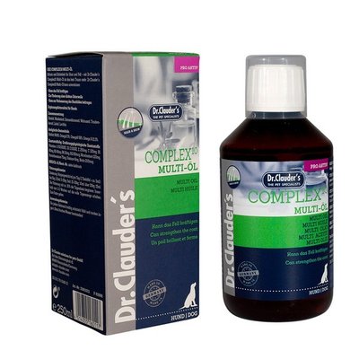 Харчова добавка Dr.Clauder’s Hair & Skin Complex10 Oil для ефективної підтримки здоров'я шкіри та шерсті собак 250 мл. 31601011 фото