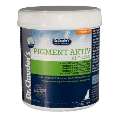 Харчова добавка Dr.Clauder’s Pigment Active Algosan для собак з темною пігментацією шерсті 400 г 31601008 фото