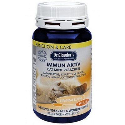 Вітамінно-мінеральний комплекс Dr.Clauder’s Immun Acitve Cat Mint Rolls для підтримки та зміцнення імунної системи 100 г 21204001 фото
