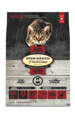 Беззерновий сухий корм Oven-Baked Tradition для котів з червоним м’ясом 1.13 кг 9907-2.5 фото