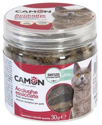 Ласощі Camon для котів анчоуси сушені 30г AF100 фото