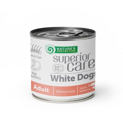 Суп NP Superior Care White Dogs All Breeds Adult Salmon and Tuna для собак з лососем та тунцем, 140мл KIKNPSC63360 фото