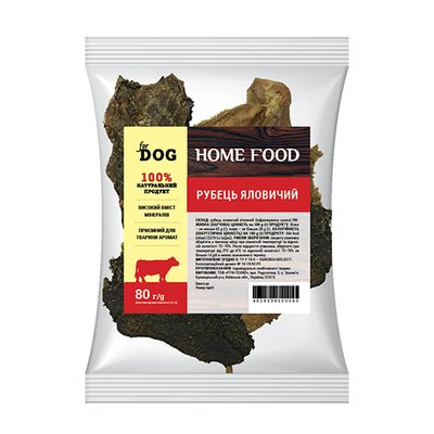 Ласощі Home Food для собак рубець яловиче 80 г hf1024008 фото