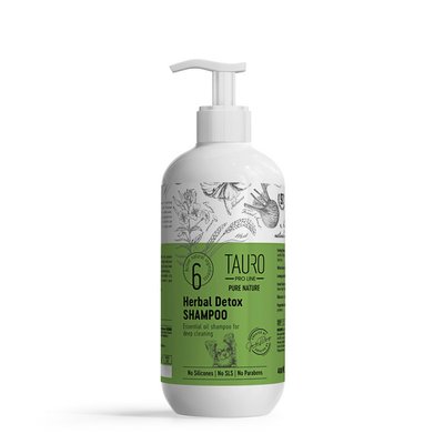 Шампунь Tauro Pro Line Pure Nature Herbal Detox для глибокого очищення шерсті собак та котів 400 мл TPL63470 фото